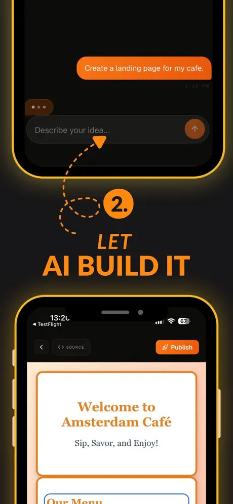Let AI build it — PageDub